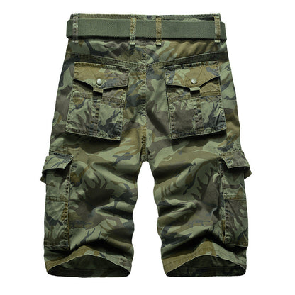 DazzleSport Casual Cotton Camo Multi-pocket Men Shorts