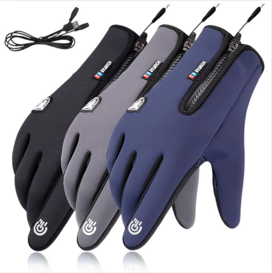 Dazzlesport™ Outdoor Heated Gloves Windproof and Waterproof with Plus Velvet