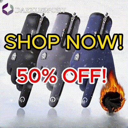 Dazzlesport™ Outdoor Heated Gloves Windproof and Waterproof with Plus Velvet 1