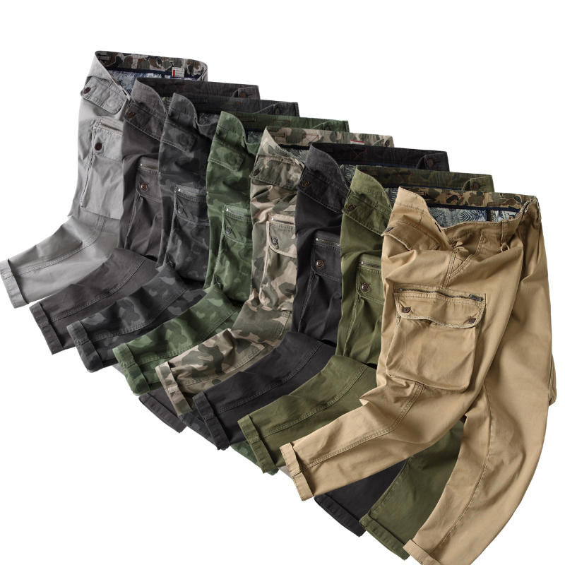 DazzleSport New Autumn and Winter Men's Loose Camouflage Multi-pocket Pants