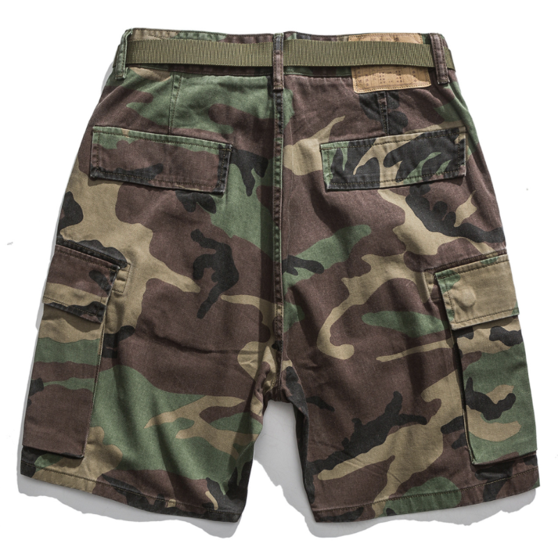 DazzleSport Classic Camo Men's Japanese Multi-pocket Design Outdoor Shorts