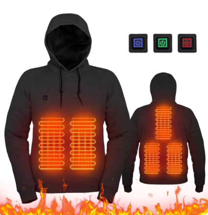 LAST DAY 40% OFF - 🎁 Dazzlesport™ Unisex Heated Hoodie（Free Shipping）