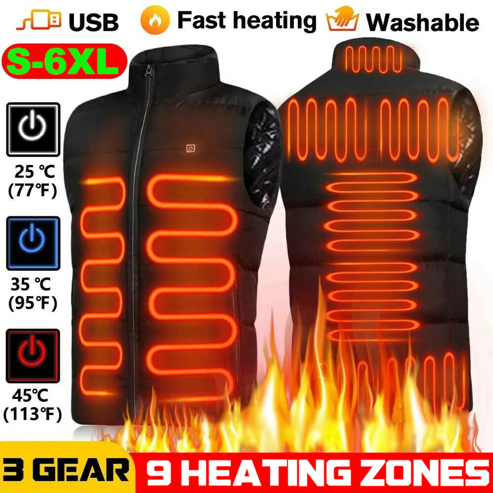 LAST DAY 40% OFF - 🎁 Dazzlesport™ New Unisex Warming Heated Vest