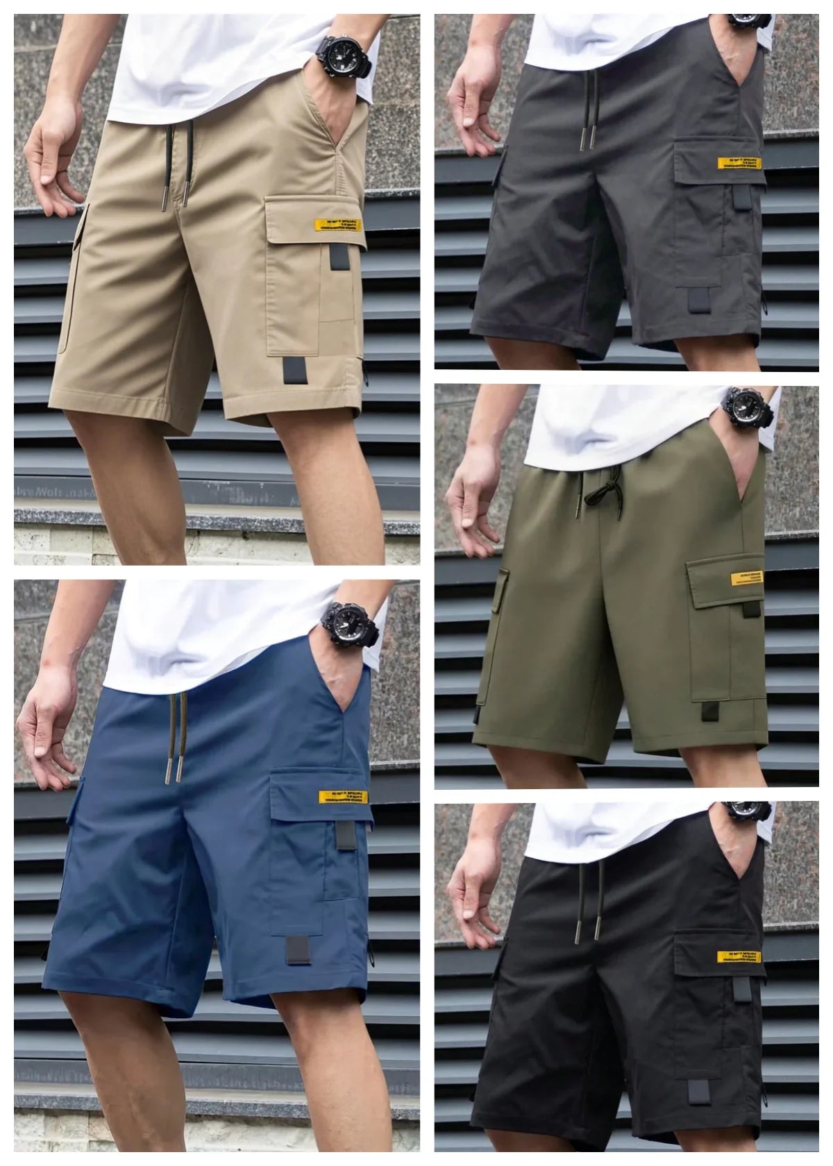 Dazzlesport Men's Lightweight Cargo Shorts
