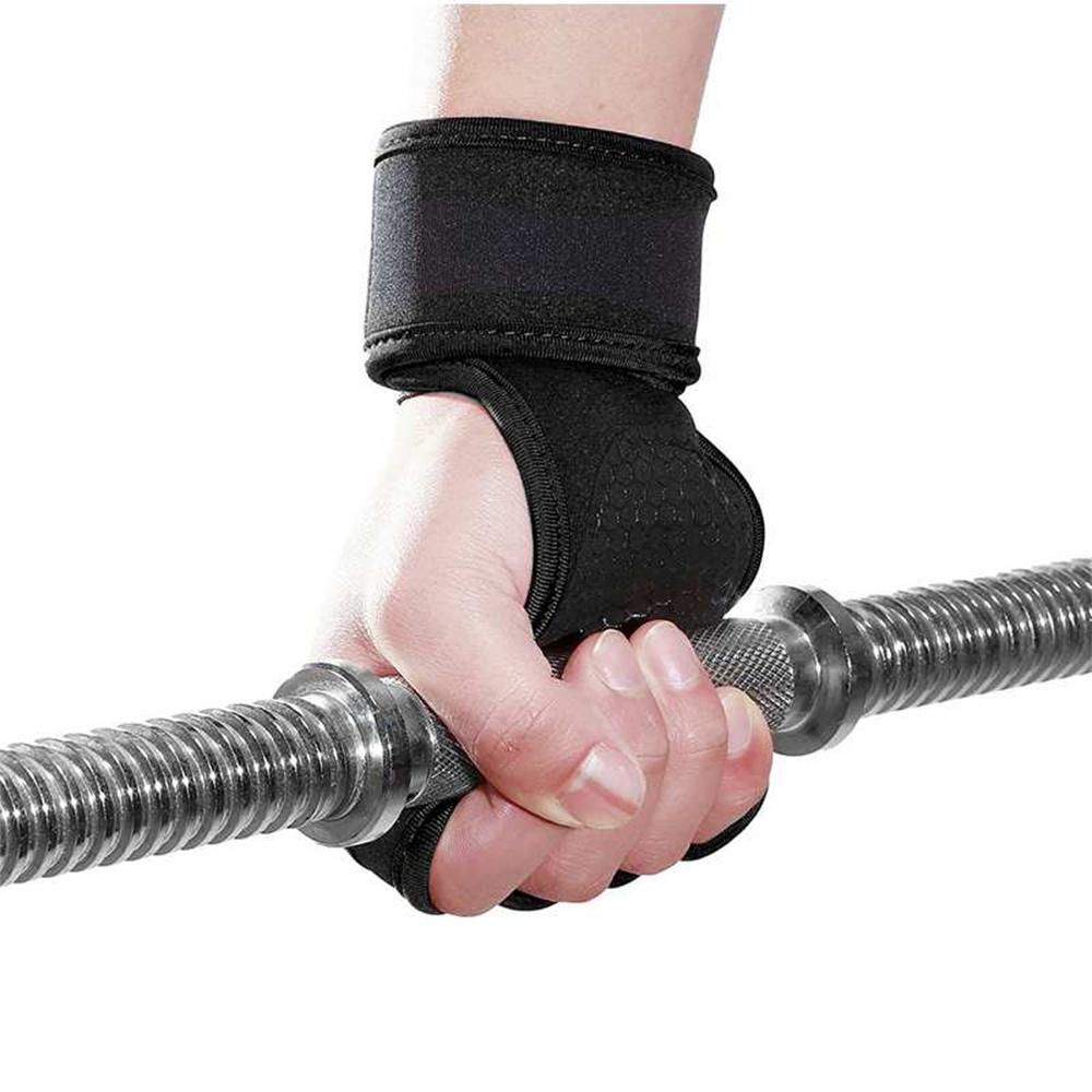 Fitness Sports Body Building Gymnastics Grips Gym Hand Palm Protector Gloves