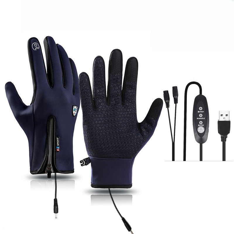Dazzlesport™ Outdoor Heated Gloves Windproof and Waterproof with Plus Velvet 1
