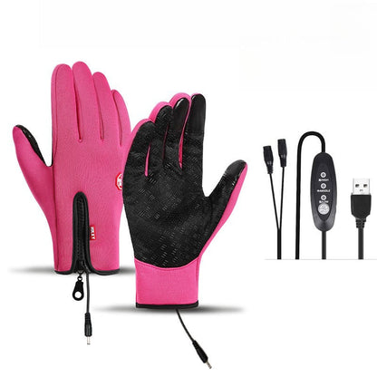 Dazzlesport™ Outdoor Heated Gloves Windproof and Waterproof with Plus Velvet 1