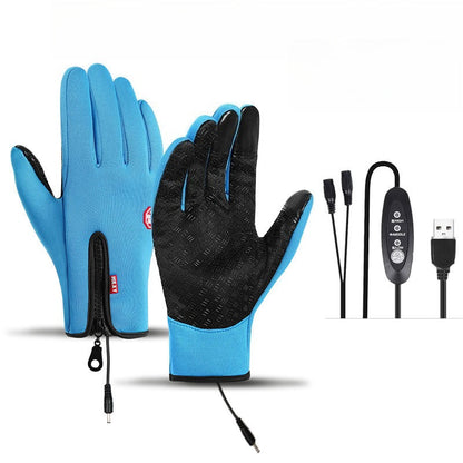 Dazzlesport™ Outdoor Heated Gloves Windproof and Waterproof with Plus Velvet 1