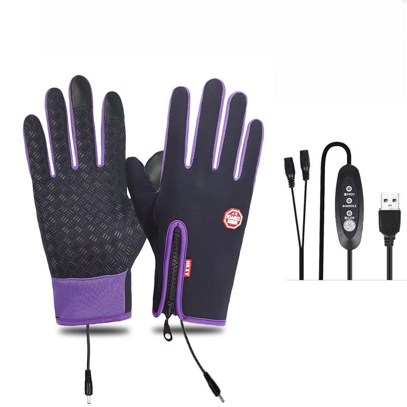 Dazzlesport™ Outdoor Heated Gloves Windproof and Waterproof with Plus Velvet 1