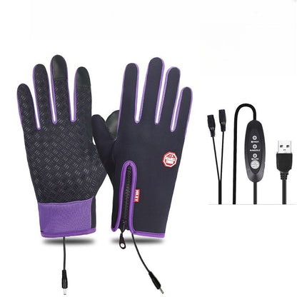 Dazzlesport™ Outdoor Heated Gloves Windproof and Waterproof with Plus Velvet 1