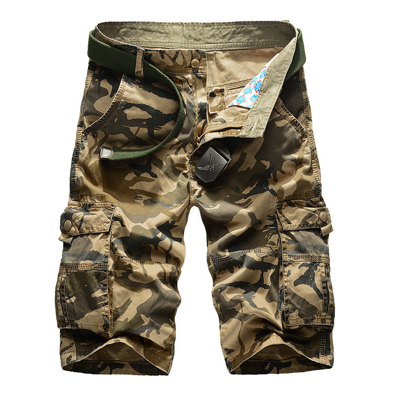 DazzleSport Casual Cotton Camo Multi-pocket Men Shorts