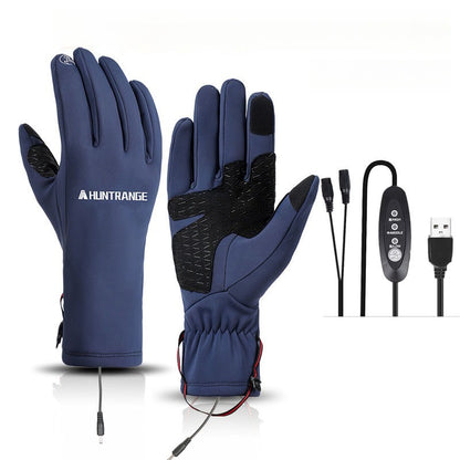 Dazzlesport™ Outdoor Fashion Heated Gloves Windproof and Waterproof with Plus Velvet
