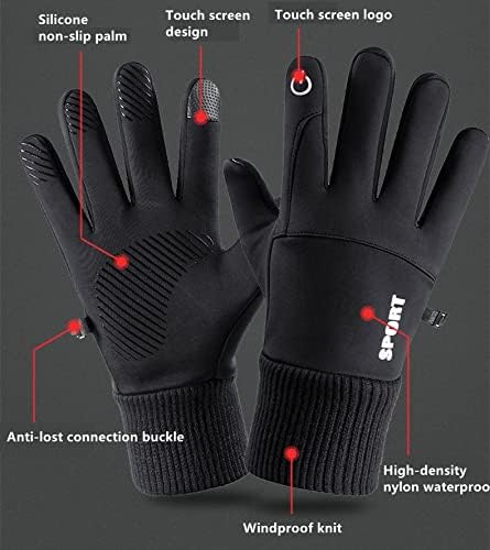 Dazzlesport™ Winter Touchscreen Warm Waterproof Gloves