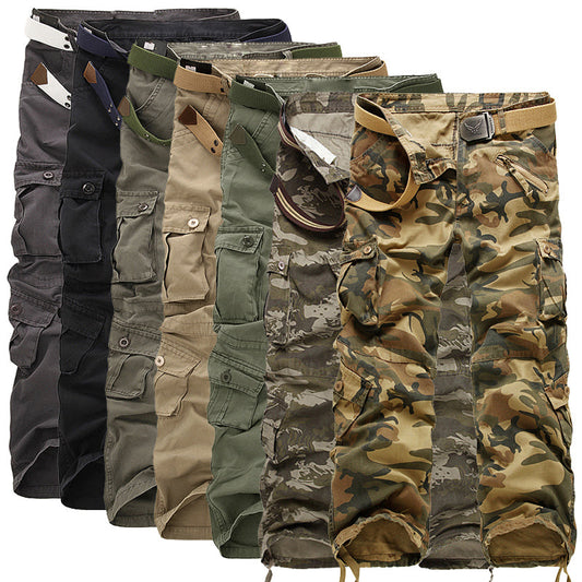 DazzleSport Cargo Camouflage Baggy Pants for Work and Outdoor Travel