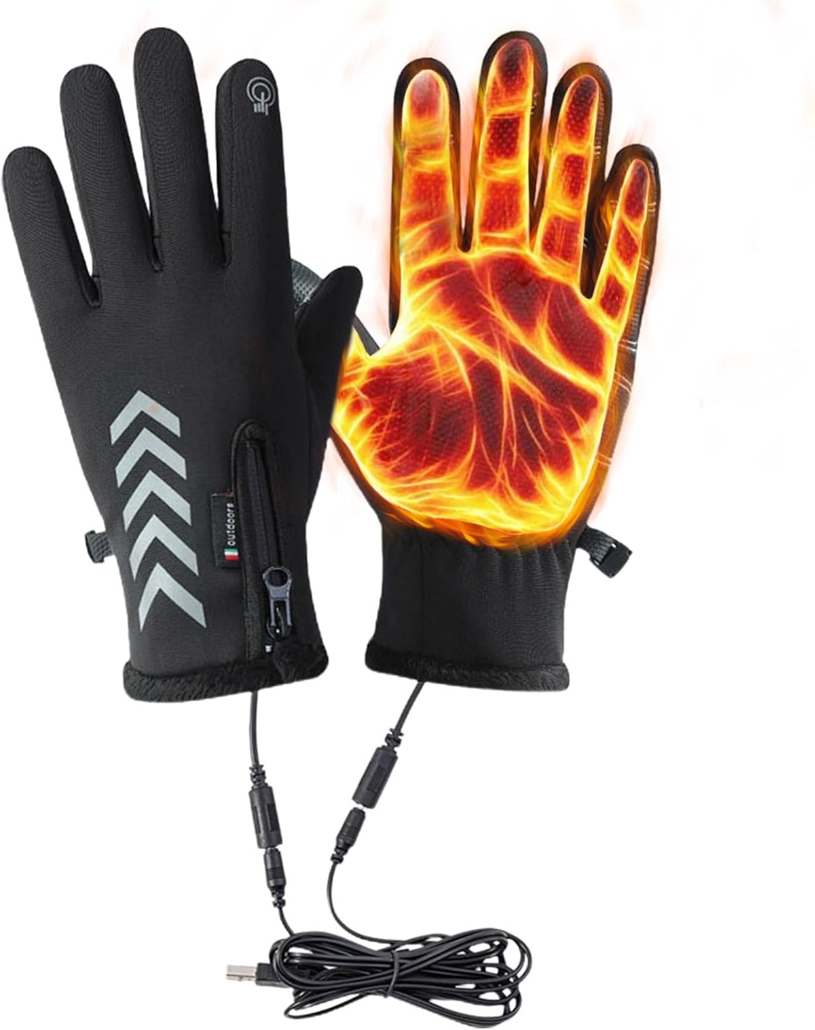 Dazzlesport™ Winter USB Heated Warm Gloves