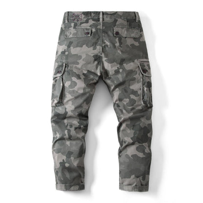 DazzleSport New Autumn and Winter Men's Loose Camouflage Multi-pocket Pants