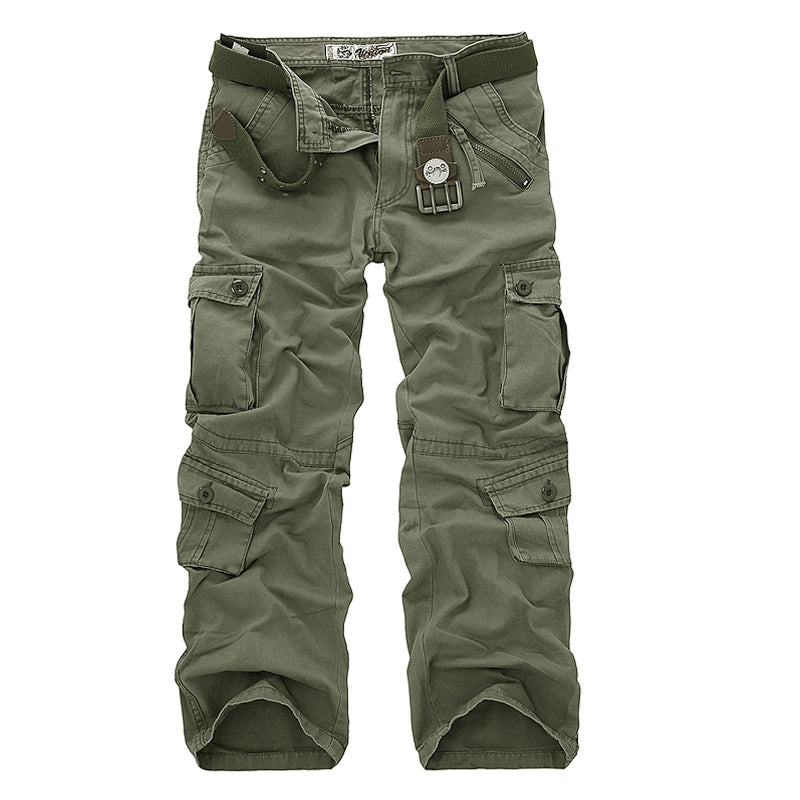 DazzleSport Cargo Camouflage Baggy Pants for Work and Outdoor Travel