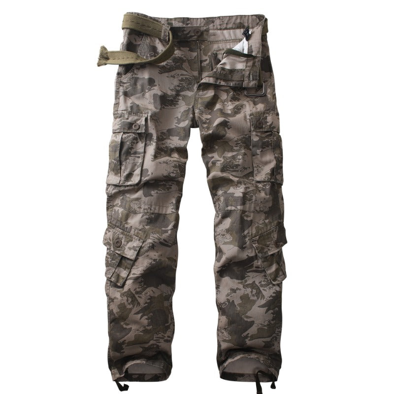 Men's Camouflage Outdoor Multi-Pocket Cargo Pants - Category 1