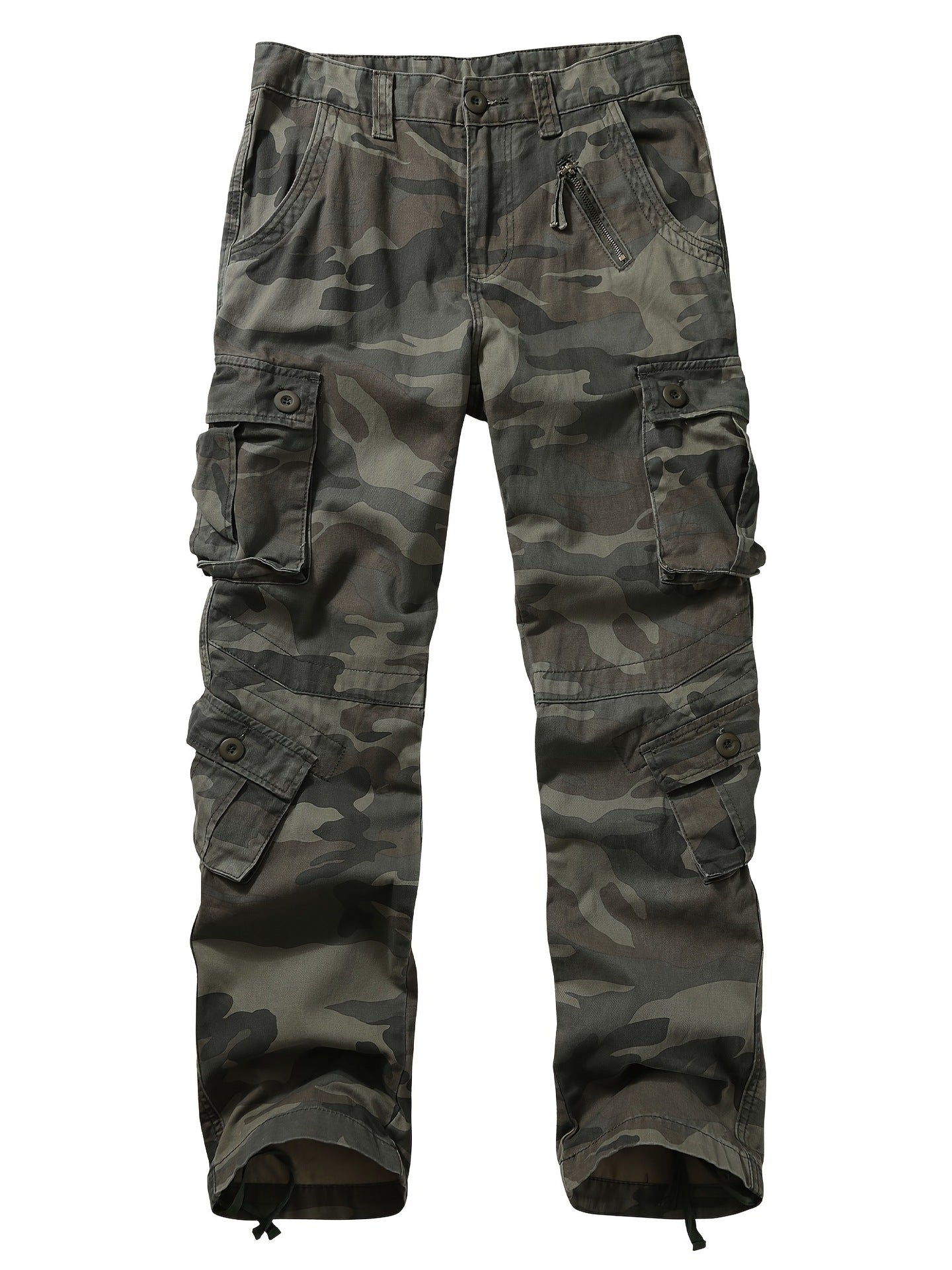 Men's Camouflage Outdoor Multi-Pocket Cargo Pants - Category 1