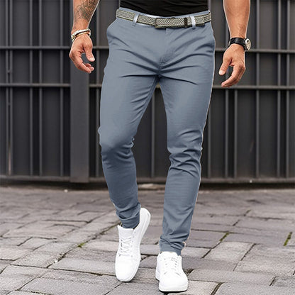 DazzleSport Loose Solid Color Trousers