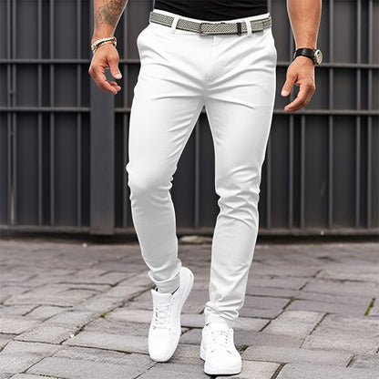 DazzleSport Loose Solid Color Trousers