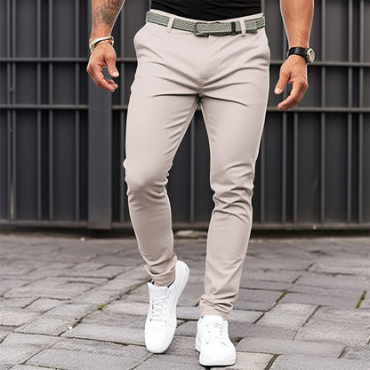 DazzleSport Loose Solid Color Trousers