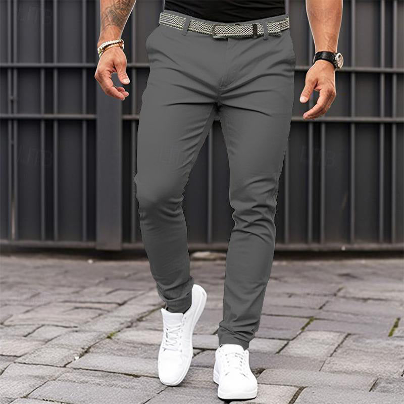 DazzleSport Loose Solid Color Trousers