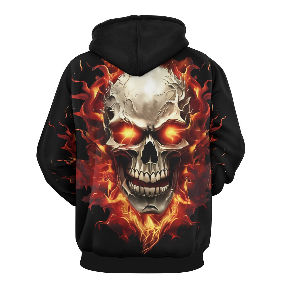 Dazzlesport™ Halloween 3D Digital Print Loose Men's Hooded Sweatshirt