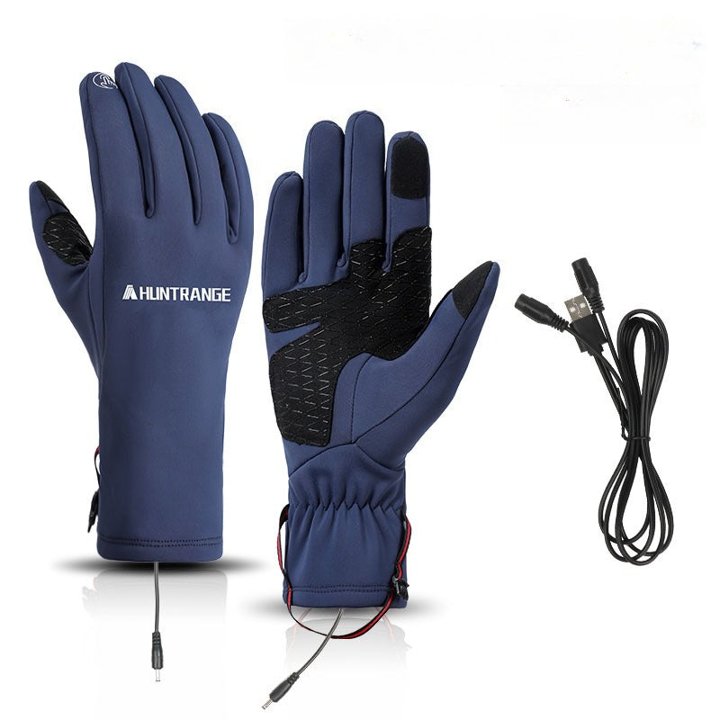 Dazzlesport™ Outdoor Fashion Heated Gloves Windproof and Waterproof with Plus Velvet
