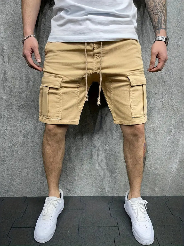 DazzleSport Casual Stretch Loose Cargo Shorts