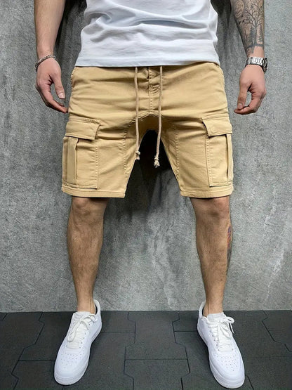 DazzleSport Casual Stretch Loose Cargo Shorts