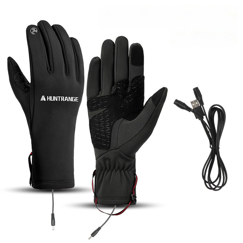 Dazzlesport™ Outdoor Fashion Heated Gloves Windproof and Waterproof with Plus Velvet