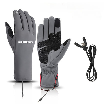 Dazzlesport™ Outdoor Fashion Heated Gloves Windproof and Waterproof with Plus Velvet