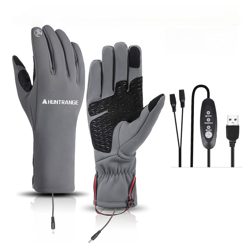 Dazzlesport™ Outdoor Fashion Heated Gloves Windproof and Waterproof with Plus Velvet