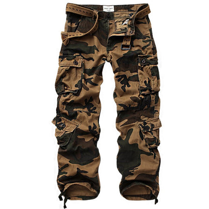 Men's Camouflage Outdoor Multi-Pocket Cargo Pants - Category 1