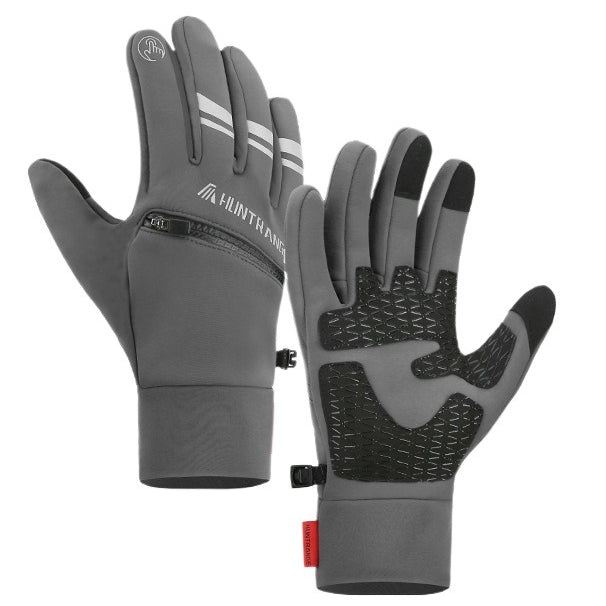 Heated Gloves for Outdoor Activities Windproof and Waterproof with Plus Velvet
