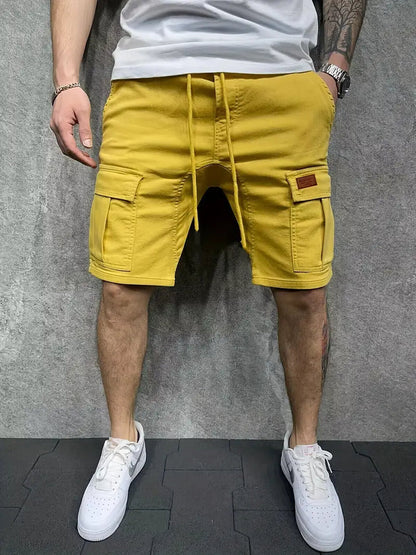 DazzleSport Casual Stretch Loose Cargo Shorts