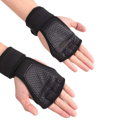 Fitness Sports Body Building Gymnastics Grips Gym Hand Palm Protector Gloves