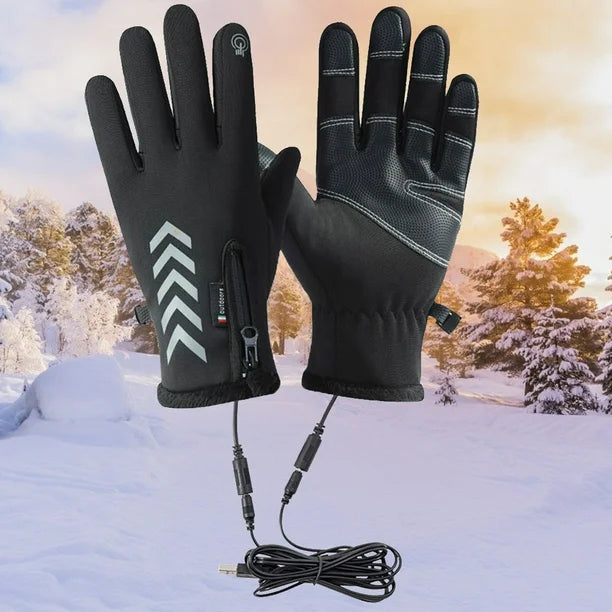 Dazzlesport™ Winter USB Heated Warm Gloves