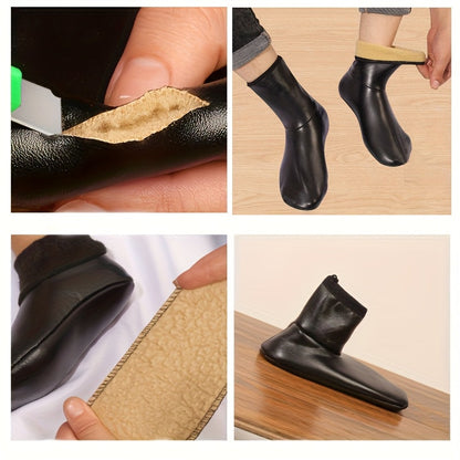 Unisex Winter Outdoor Sports Warm Socks, Thick Velvet Indoor Floor Socks