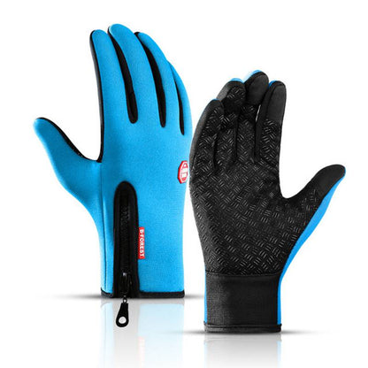 Dex Fit Warm Fleece Winter Outdoor Gloves LG201 Thermal, Ideal for Running, Hiking, Cycling Outdoor in Cold Weather, Touchscreen Compatible, Firm