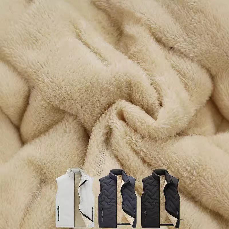Unisex Thermal Fleece-Lined Quilted Vest