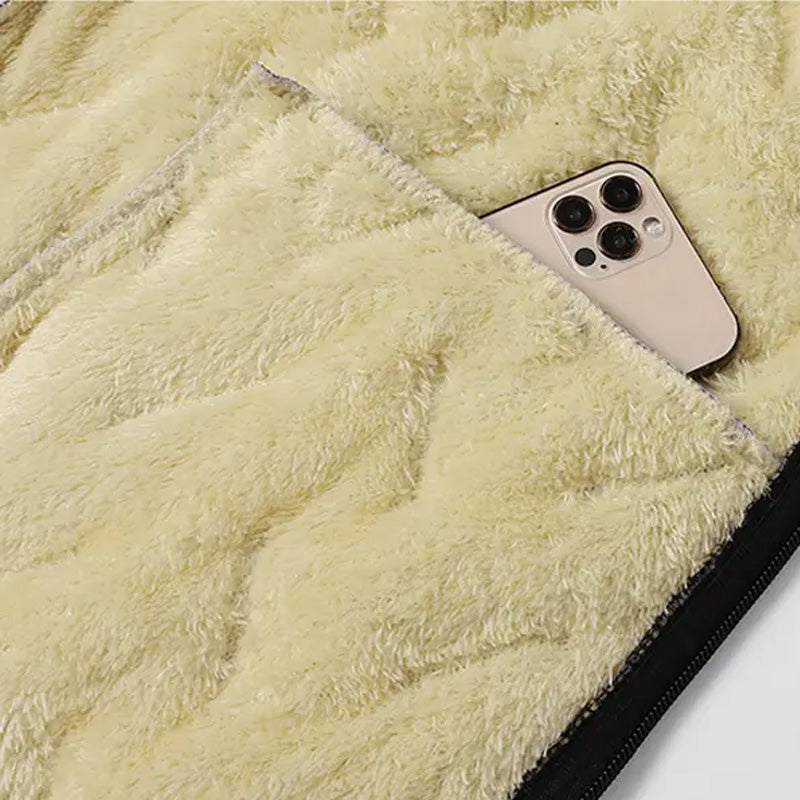 Unisex Thermal Fleece-Lined Quilted Vest