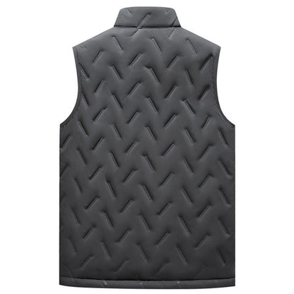 Unisex Thermal Fleece-Lined Quilted Vest