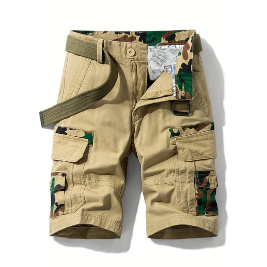 DazzleSport 100% Cotton Camo Men's Cargo Shorts